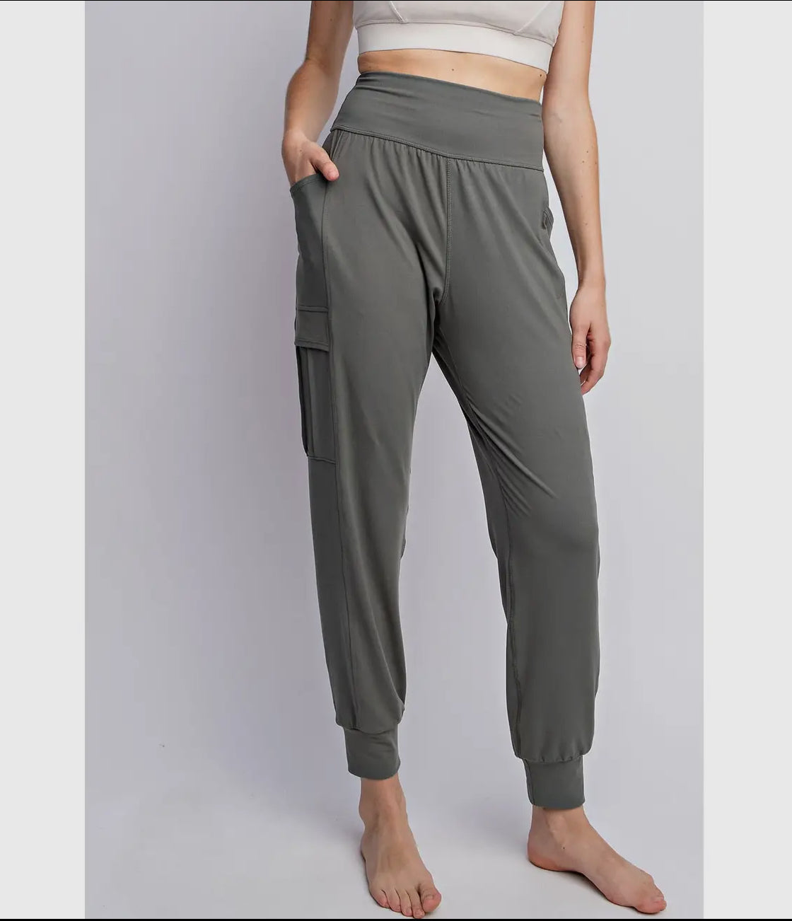 Charcoal Butter Jogger with Side Pockets