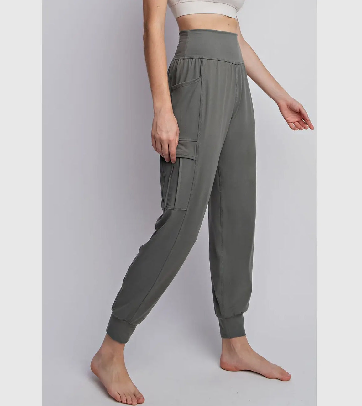 Charcoal Butter Jogger with Side Pockets