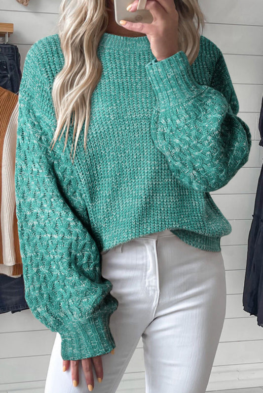 Sea Green Sweater