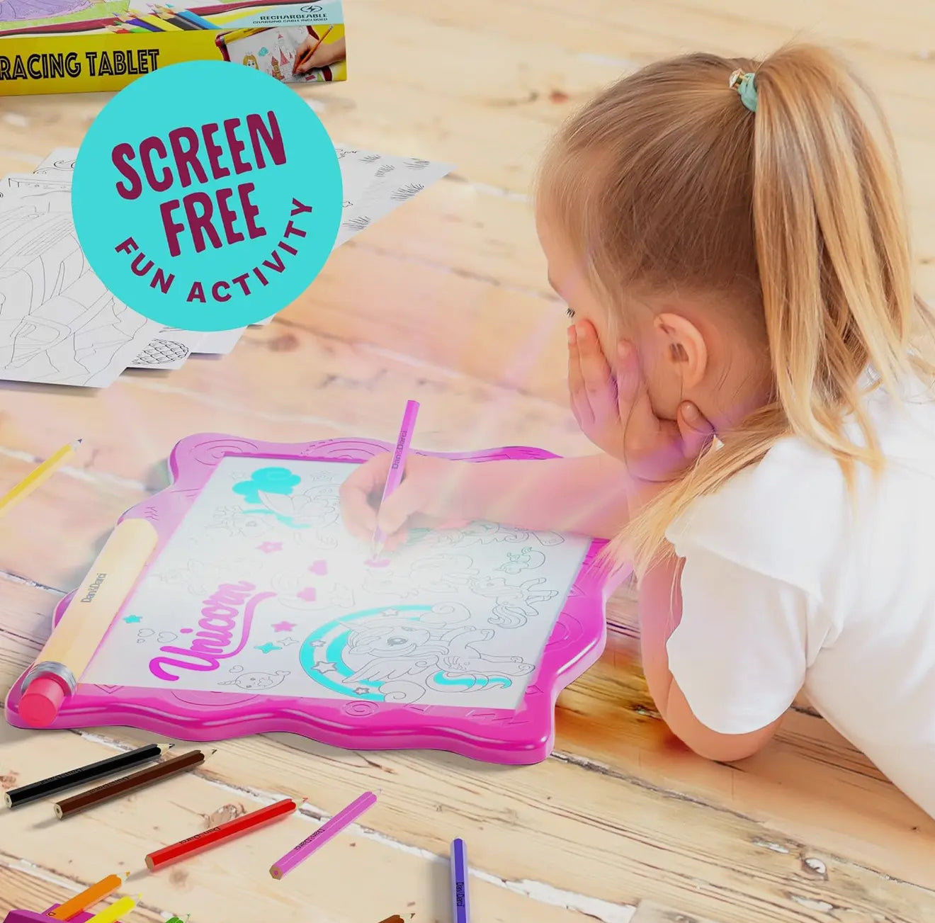 Light Up Tracing Pad For Kids - Drawing Tracer Board