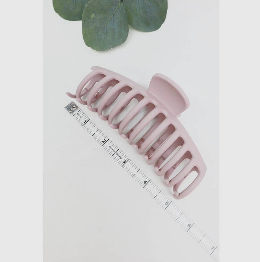 Matte Large Round Comb Hair claw