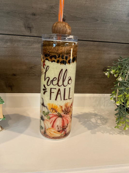 Hello Fall Tumbler