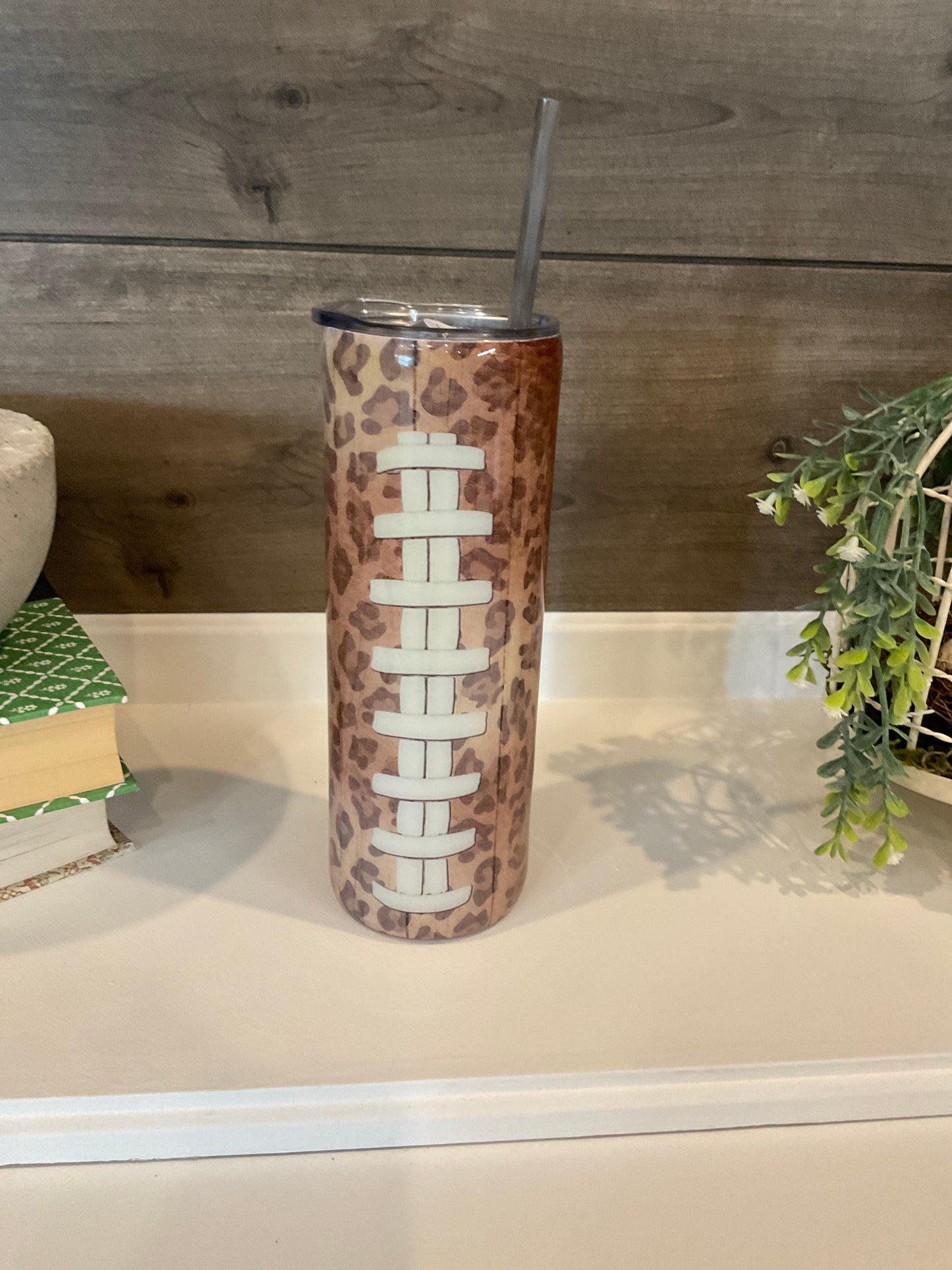 Leopard Football Tumbler