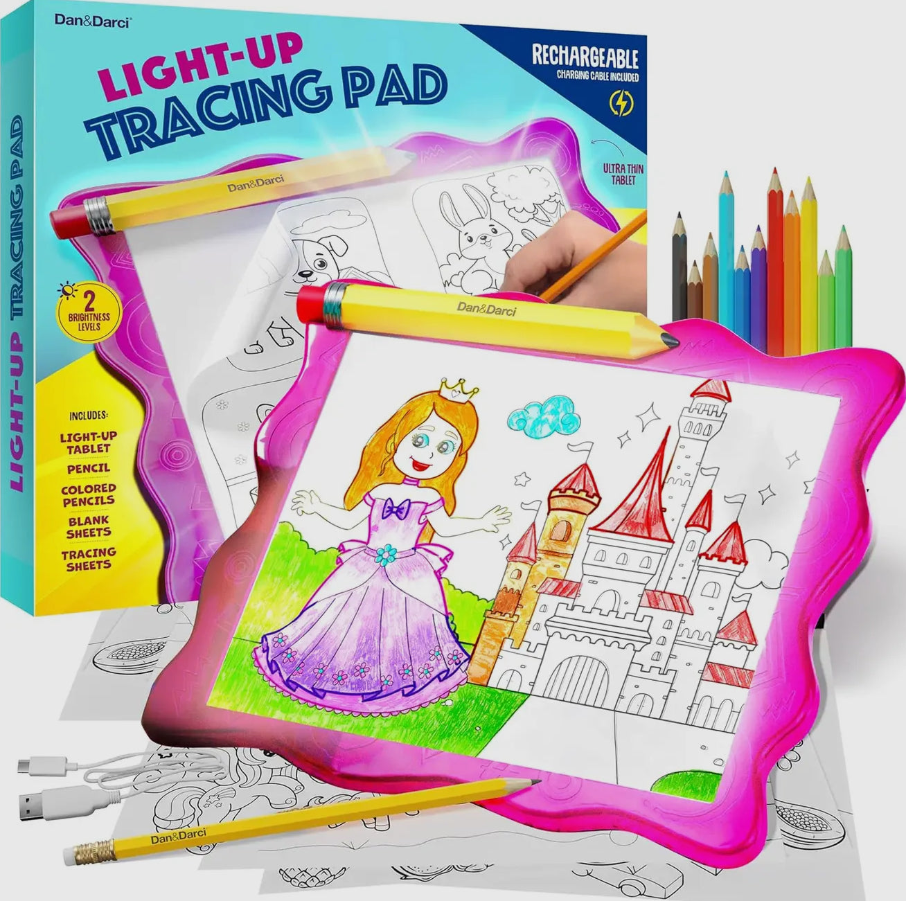 Light Up Tracing Pad For Kids - Drawing Tracer Board