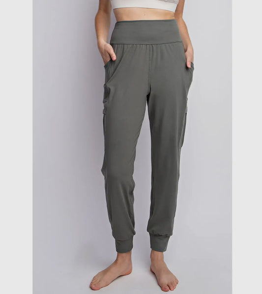 Charcoal Butter Jogger with Side Pockets