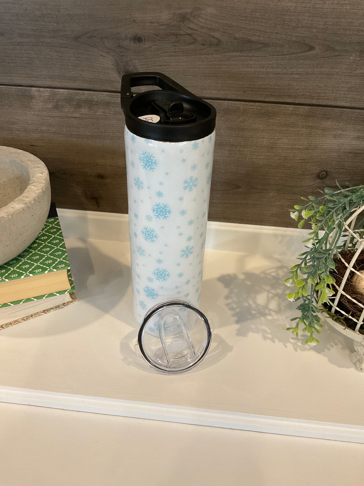 Winter Snowflake Tumbler