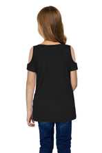 Load image into Gallery viewer, Cold Shoulder Twist Short Sleeves Top
