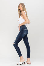 Load image into Gallery viewer, High Rise Heavily Distressed Ankle Skinny Jeans
