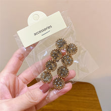 Load image into Gallery viewer, Elegant Faux Crystal Hair Clip Set

