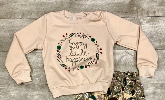 Enjoy the Little Happiness Sweater